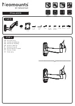 Preview for 2 page of NewStar Neomounts FPMA-W955 Instruction Manual