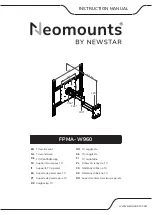 Preview for 1 page of NewStar Neomounts FPMA-W960 Instruction Manual