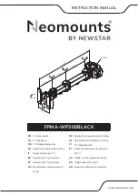 NewStar Neomounts FPMA-WP300BLACK Instruction Manual preview