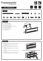 Preview for 2 page of NewStar NeoMounts LED-VW500BLACK Instruction Manual