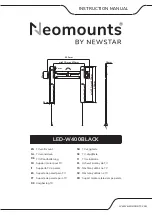 Preview for 1 page of NewStar NeoMounts LED-W400BLACK Instruction Manual