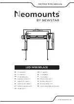 Предварительный просмотр 1 страницы NewStar Neomounts LED-W600BLACK Instruction Manual