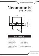 NewStar Neomounts LFD-W1640MP Instruction Manual предпросмотр