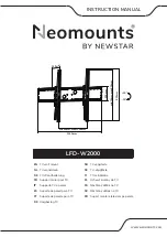 Preview for 1 page of NewStar NeoMounts LFD-W2000 Instruction Manual