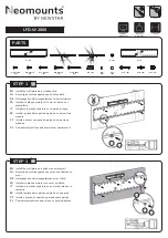 Preview for 2 page of NewStar NeoMounts LFD-W2000 Instruction Manual