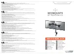 NewStar NEOMOUNTS NM-D135DBLACK Instruction Manual preview