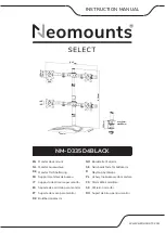 NewStar NEOMOUNTS NM-D335D4BLACK Instruction Manual preview