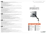 NewStar NEOMOUNTS NM-D750BLACK Instruction Manual предпросмотр