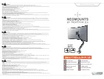 NewStar NEOMOUNTS NM-D775BLACKPLUS Instruction Manual предпросмотр