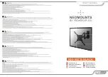 NewStar NEOMOUNTS NM-W225BLACK Instruction Manual preview