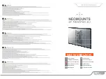 Preview for 1 page of NewStar NEOMOUNTS NM-W25BLACK Instruction Manual