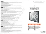 NewStar NeoMounts NM-W440WHITE Instruction Manual preview