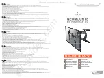 NewStar Neomounts NM-W475BLACK Instruction Manual предпросмотр