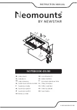 Preview for 1 page of NewStar Neomounts NOTEBOOK-D100 Instruction Manual