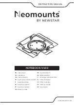 NewStar Neomounts NOTEBOOK-V100 Instruction Manual preview