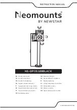 NewStar Neomounts NS-DPOS100BLACK Instruction Manual preview