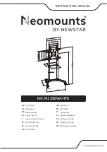 NewStar Neomounts NS-M1250WHITE Instruction Manual preview