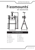 NewStar Neomounts NS-M1500BLACK Instruction Manual предпросмотр