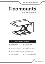 NewStar Neomounts NS-WS050BLACK Instruction Manual preview