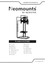 NewStar Neomounts PLASMA-M1700ES Instruction Manual preview