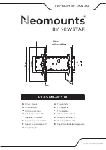 Preview for 1 page of NewStar Neomounts PLASMA-W200 Instruction Manual