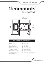 NewStar Neomounts PLASMA-W200BLACK Instruction Manual preview