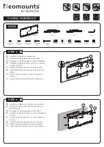 Предварительный просмотр 2 страницы NewStar Neomounts PLASMA-W200BLACK Instruction Manual