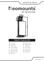 NewStar Neomounts TABLET-S100SILVER Instruction Manual preview