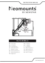 NewStar Neomounts WL70-450BL11 Instruction Manual preview