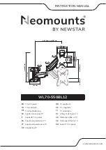 NewStar Neomounts WL70-550BL12 Instruction Manual preview