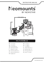 Preview for 1 page of NewStar Neomounts WL70-550BL12 Instruction Manual