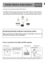 NewTec Design Audio CONO CANTO WIFI Quick Start Manual preview