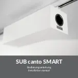 NewTec Design Audio SUB canto SMART Installation Manual preview