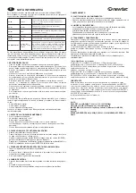 Preview for 6 page of Newtec 92 A1 Informative Note