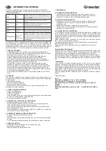 Preview for 10 page of Newtec 92 A1 Informative Note