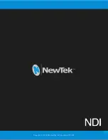 Preview for 44 page of NewTek NDIHX-PTZ2 Operating Instructions Manual