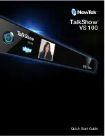 Предварительный просмотр 1 страницы NewTek TalkShow VS 100 Quick Start Manual