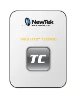 Предварительный просмотр 3 страницы NewTek Tricaster TCXD850 User Manual