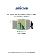 Newton Security T-DAR T2010MT Installation And Operation Manual предпросмотр