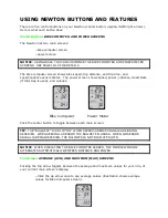 Preview for 7 page of Newton FW 5.00 Operating Instructions Manual