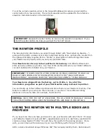 Preview for 15 page of Newton FW 5.00 Operating Instructions Manual