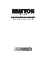 Newton MC300IW Installation And User Manual предпросмотр