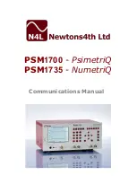 Newtons4th NumetriQ PSM1735 Communications Manual предпросмотр