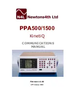 Newtons4th PPA1500 Communications Manual предпросмотр