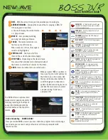 Newwave BOSS DVR Quick Reference Manual preview