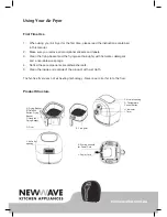 Предварительный просмотр 6 страницы Newwave NW-600 Instruction Manual