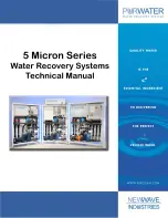 Preview for 3 page of Newwave PUREWATER PW 100-M5 Series Technical Manual