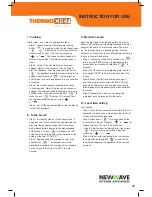 Preview for 21 page of Newwave ThermoChef Natura Instruction Manual