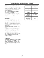 Preview for 20 page of Newworld G50S Users Manual & Installation Handbook