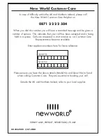 Preview for 24 page of Newworld G50S Users Manual & Installation Handbook